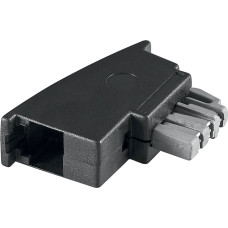 Goobay TAE Adapter plug N > RJ11 black - (6P4C)
