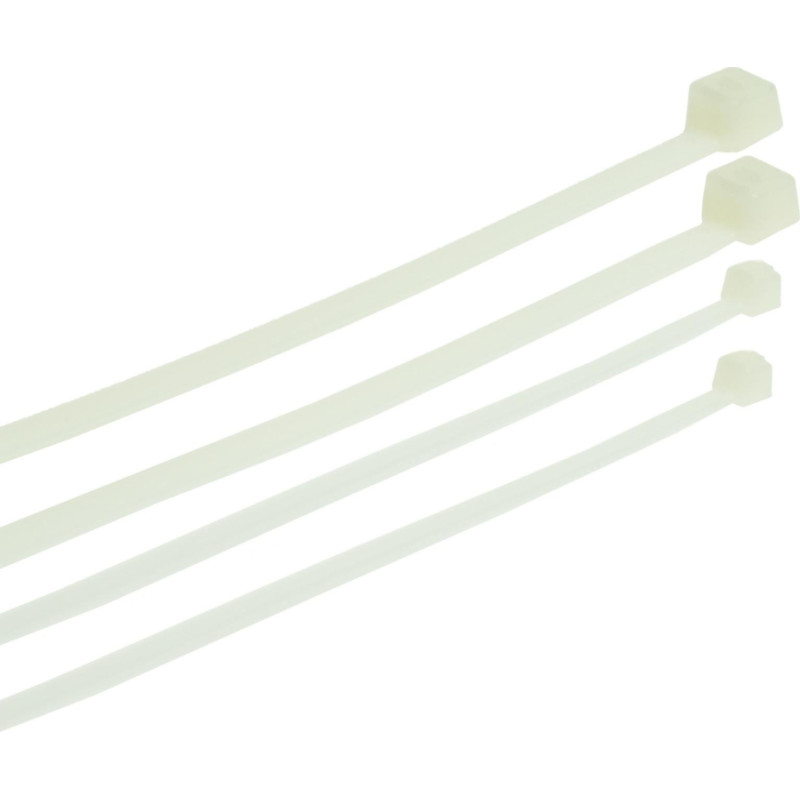 Plast-Rol PLASTROL OPASKA PLASTIKOWA BIAŁA  2,5 x 100mm 100szt.