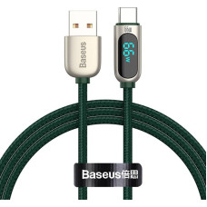 Baseus Display Cable USB to Type-C, 66W, 1m (green)