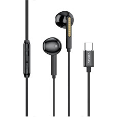 Vipfan Wired in-ear headphones VFAN M11, USB-C (black)