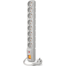 Acar Power strip Acar S8 overvoltage 8 sockets 1.5 m grey (W0150)