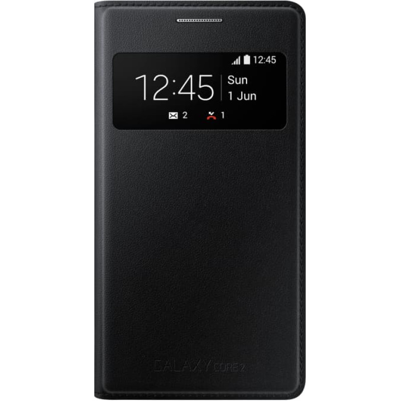Samsung case S View Cover Galaxy Core 2 (EF-CG355BBEGWW)