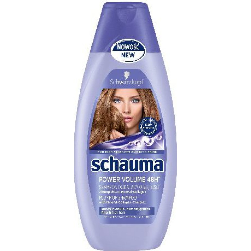 Schwarzkopf Schauma Hair shampoo Power Volume 48H 400ml - 68952330