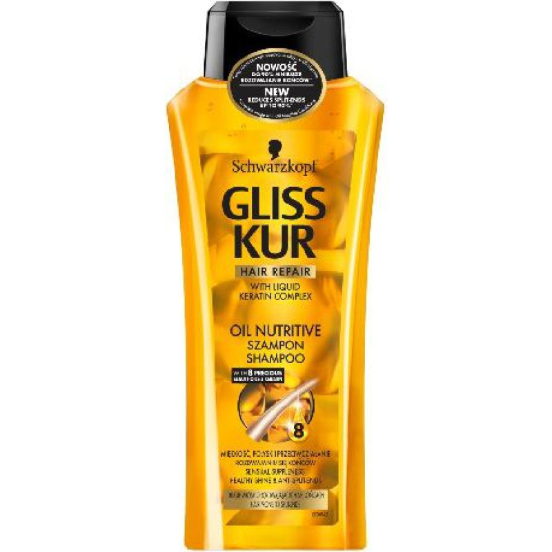 Schwarzkopf GLISS KUR OIL NUTRITIVE szampon 400 ml