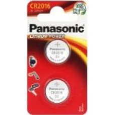 Panasonic Lithium Power CR2016 battery 90mAh 2 pcs.
