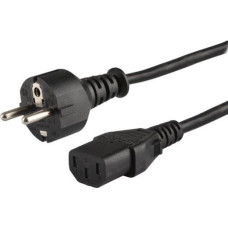 Savio Power cable Savio CL-138 (C13 / IEC C13 / IEC 320 C13 - Schuko M; 1.8m; black)