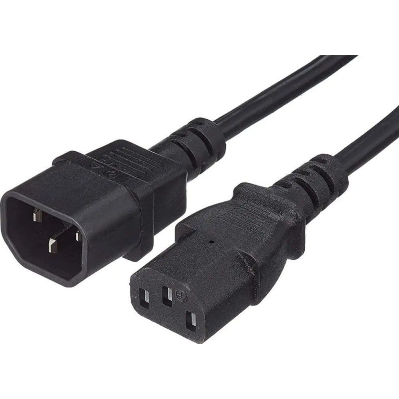 Premiumcord Kabel zasilający PremiumCord PREMIUMCORD Kabel nap&aacute;jec&iacute; 230V prodlužovac&iacute; 0.5m