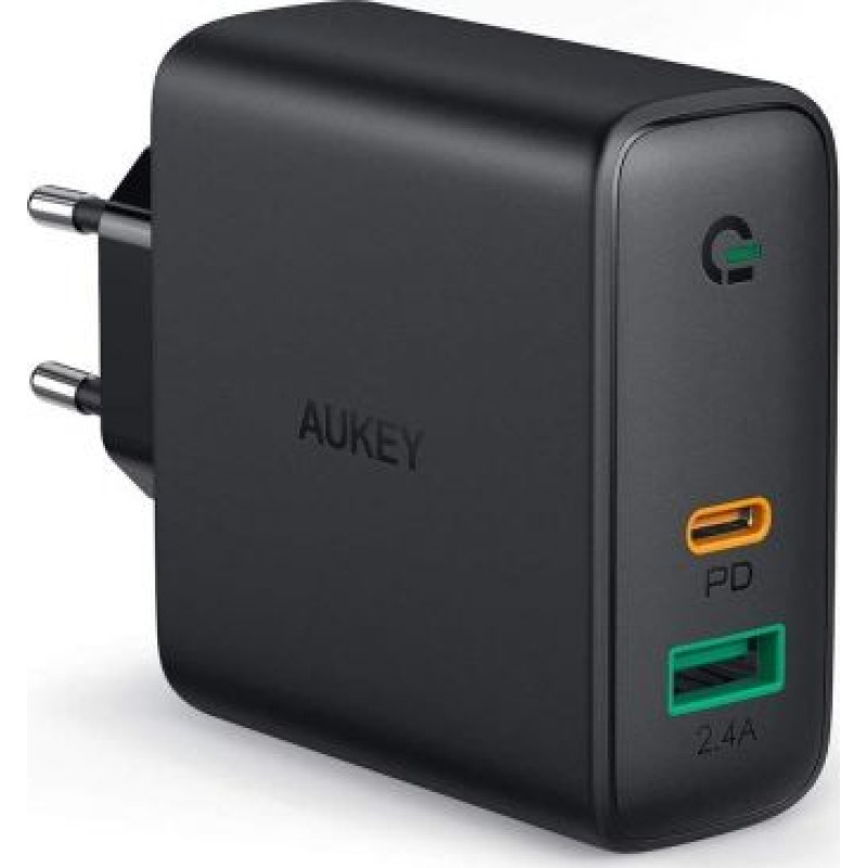 Aukey Charger Aukey PA-D3 1x USB-A 1x USB-C 5.4 A (PA-D3)