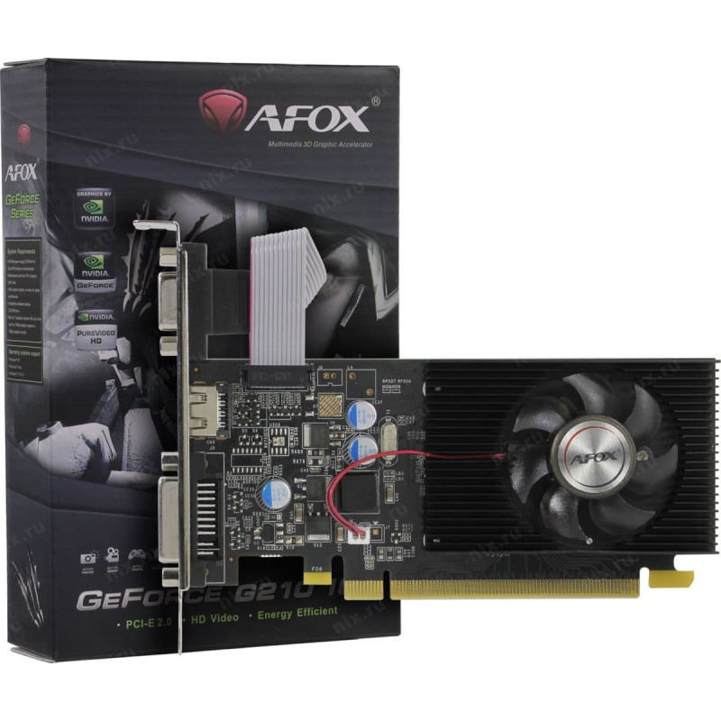 Afox Graphical card AFOX GeForce GT 210 1GB DDR2 (AF210-1024D2LG2-V7)