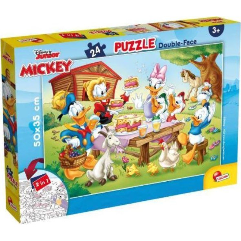 Lisciani Bilateral Puzzle Plus 24 Donald Duck