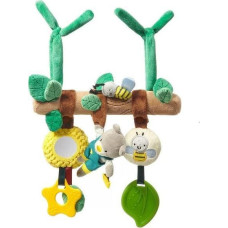 Babyono BABYONO-1473-EDUCATIONAL COUPLE-APRIL AND THE TEDDY CAR