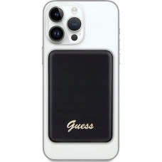 Guess Powerbank Guess Guess Powerbank indukcyjny 5W GUPBM3ALGSGK 3000mAh czarny/black MagSafe Metal Script Logo