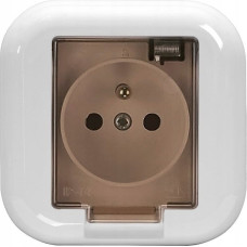 Montis Gniazdo wtyczkowe pojedyncze z klapką dymną PT-16FHL MONTIS EXTENSA MT056ZKD
