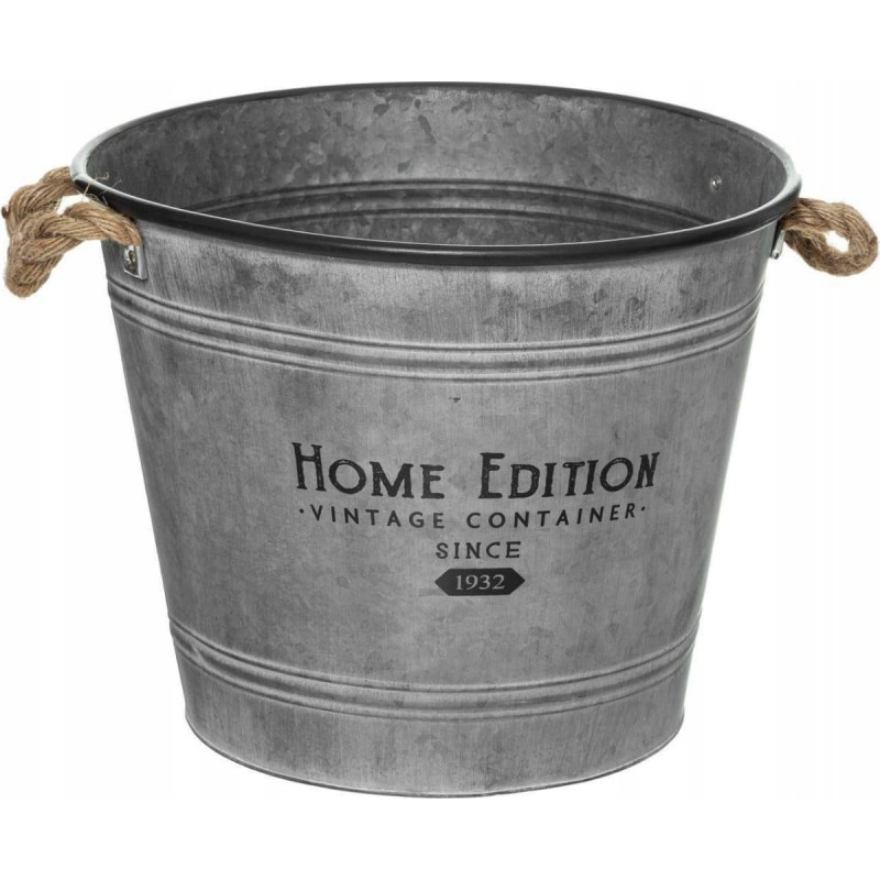 Atmosphera Osłonka zinc, wiaderko vintage, &Oslash; 38 cm