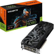 Gigabyte GeForce RTX 5080 WINDFORCE OC SFF 16G, graphics card DLSS 4, 3x DisplayPort, 1x HDMI 2.1