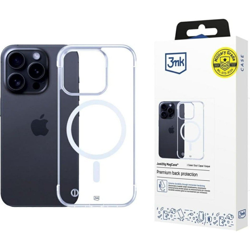 3MK Etui Just20g MagCase do Apple iPhone 16 Pro Max