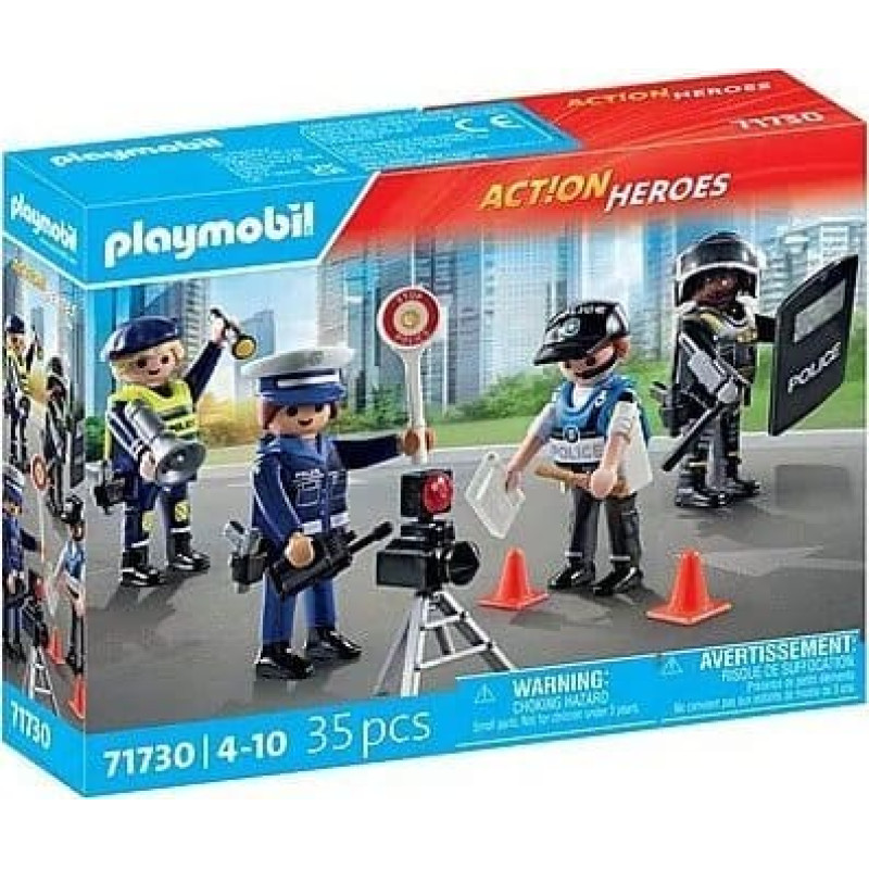 Playmobil Action Heroes 71730 Zestaw figurek policjant&oacute;w Playmobil