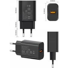 Bounn Åadowarka sieciowa QC3.0 | czarna
