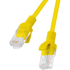 Lanberg Patchcord, Cat6, unscreened, 0.5m, yellow (PVC6-10CC-0050-Y)