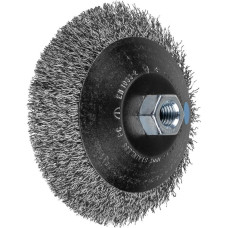 Pferd Koniskā drā&scaron;u birste KBU Nerūsējo&scaron;ā tērauda 125x10/M14 0,35mm, Pferd