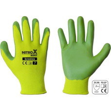 Bradas Rękawice ochronne NITROX MINT, rozmiar 8 nitryl