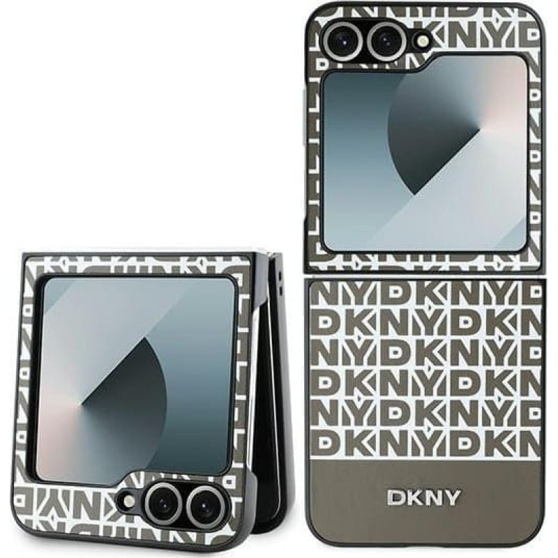 Dkny DKNY DKHCZF6PSOSPW Z Flip6 F741 brązowy/brown Repeat Pattern Bottom Stripe