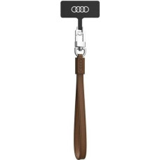 Audi Audi uniwersalna smycz do telefonu 28cm 10mm Leather brązowy/brown AU-HSLSL-GT/D1-BN
