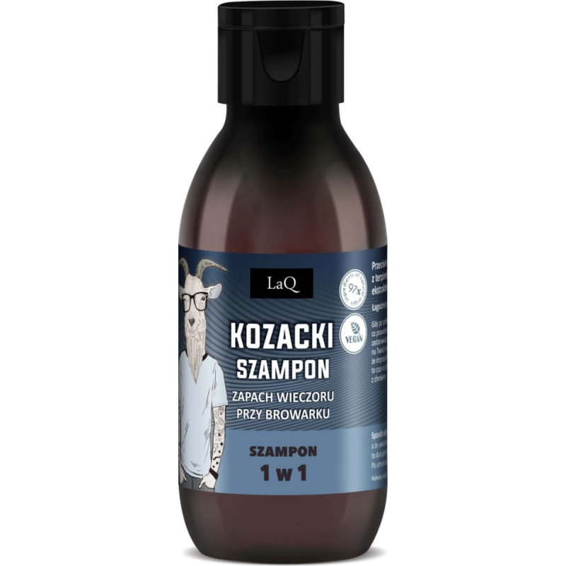LAQ _Mini Kozacki Szampon przeciwłupieżowy szampon do włos&oacute;w 1w1 100ml