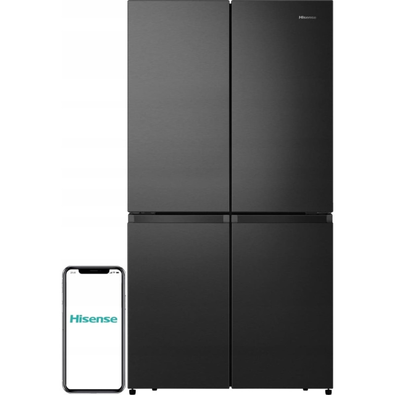 Hisense Lod&oacute;wka Hisense SBS Refrigerator HISENSE RQ758N4SBFE