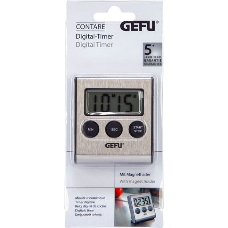 Gefu Timer Digital silber
