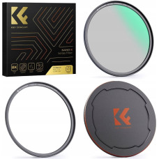 K&F Concept Zestaw 3w1 Filtr Polaryzacyjny Cpl Pierścień Magnetyczny Dekielek K&f 52 Mm / Sku.1701