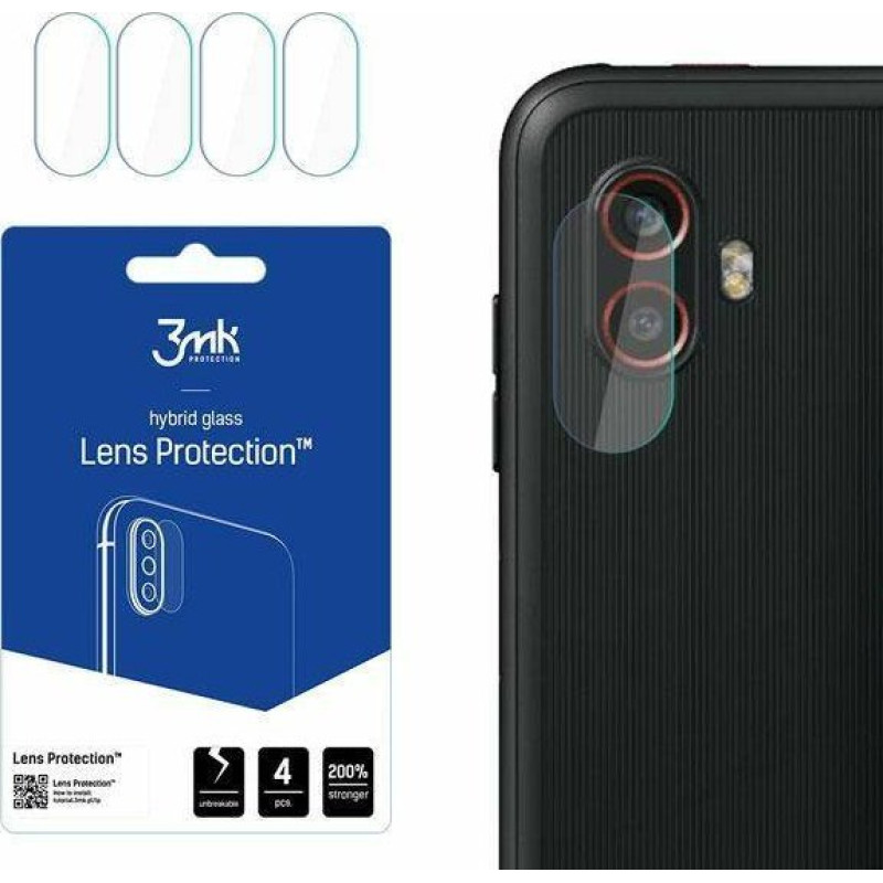 3MK 3MK Lens Protect Sam Galaxy XCover 6 Pro Camera lens protection 4pcs