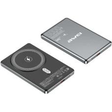 Awei Powerbank Awei PA-30 5000mAh indukcyjny MagSafe szary