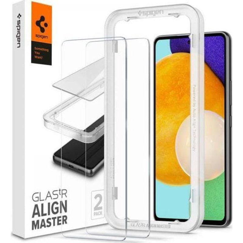 Spigen SCHOOL HARTED SPIGEN ALM GLAS.TR 2-PACK GALAXY A53 5G CLEAR