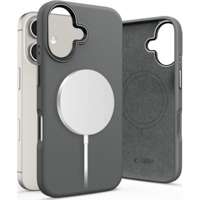 Tech-Protect Etui Tech-Protect Silicone Pure MagSafe Apple iPhone 16 Clay