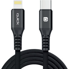 Quick Kabel USB Quick USB-C - Lightning 1.5 m Czarny (4752168141229)