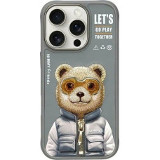 Uniq Nimmy iPhone 16 Pro 6.3" case gray/grey Cool&Cute 2.0 Bear