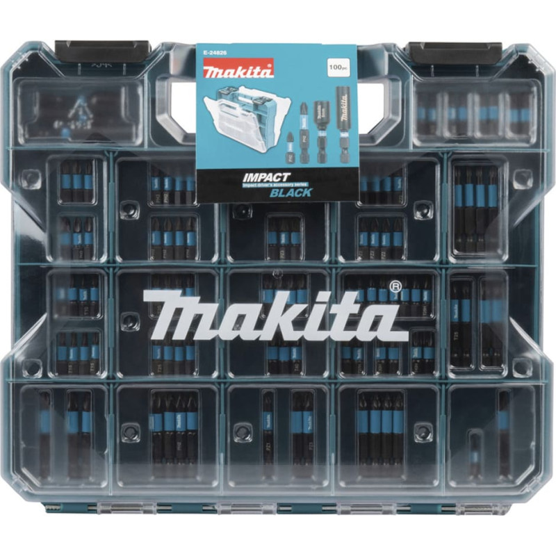 Makita E-24826 Impact Black Bit-Set 100-tlg.