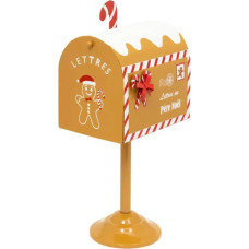 Atmosphera Skrzynka na listy świąteczna Gingerbread 32x16,5x12,5 cm