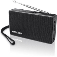 Muse | M-030R | 2-band portable radio | Black