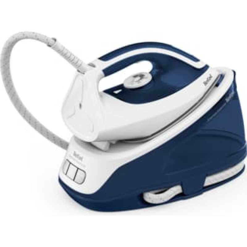 Tefal | Express Essential Steam Station | SV6116E0 | 2200 W | 1.4 L | 5 to 6 bar | Auto power off | Vertical steam function | Calc-clean function | White/ Blue