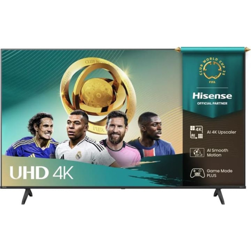 Hisense UHD Smart TV | 50A6Q | 50" | Smart TV | VIDAA OS | UHD | Black