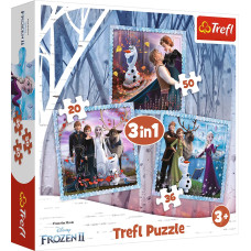 Trefl Puzzle 3w1 Magical tale of the Land of Ice II 34853