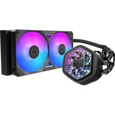 Cooler Master MasterLiquid 240 Atmos II VRM Fan ARGB, water cooling black