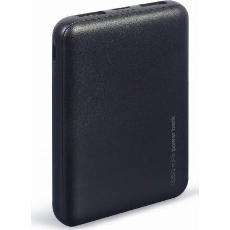 Gembird | Power Bank | PB05-02 | 5000 mAh | 2 x USB-AF | Black