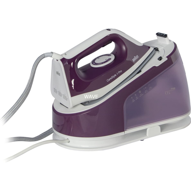 Braun CareStyle 1 IS 1514VI, steam ironing station (white/violet)