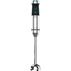 Cecotec Power TitanBlack 1500 XL hand blender, with stainless steel/black accessory set, 1500 watts, with chopper, spiralizer, potato masher, whisk