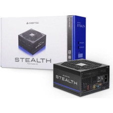 Chieftec Stealth 1200W, PC power supply black, 2x 12-pin high power GPU, 3x PCIe, cable management, 1200 watts