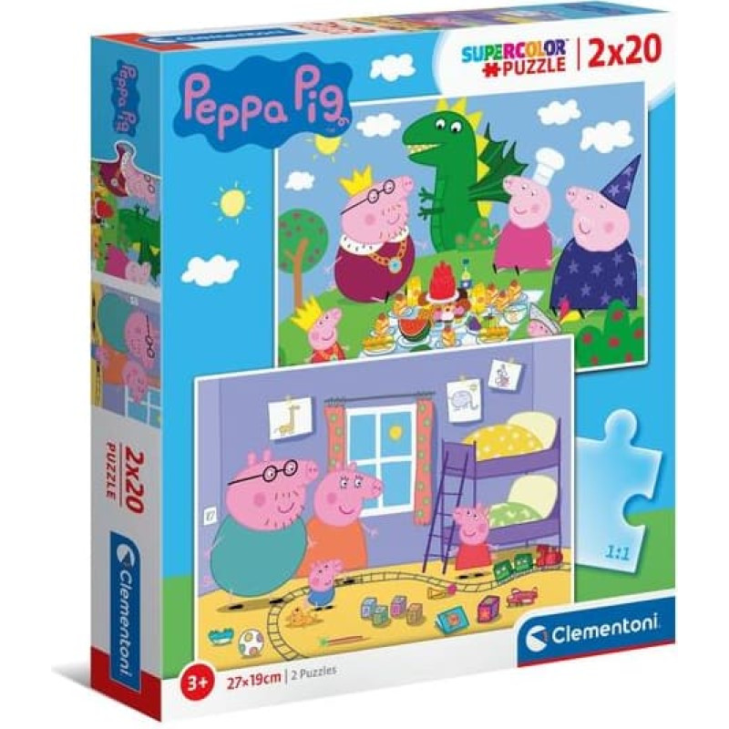 Clementoni Puzzle 2x20el. Peppa Pig (24778)
