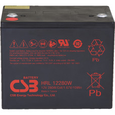 CSB Battery Battery 12V 6Ah 25W Pb F2 | HRL1225W